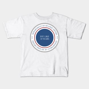 Department of Headquarters Kids T-Shirt